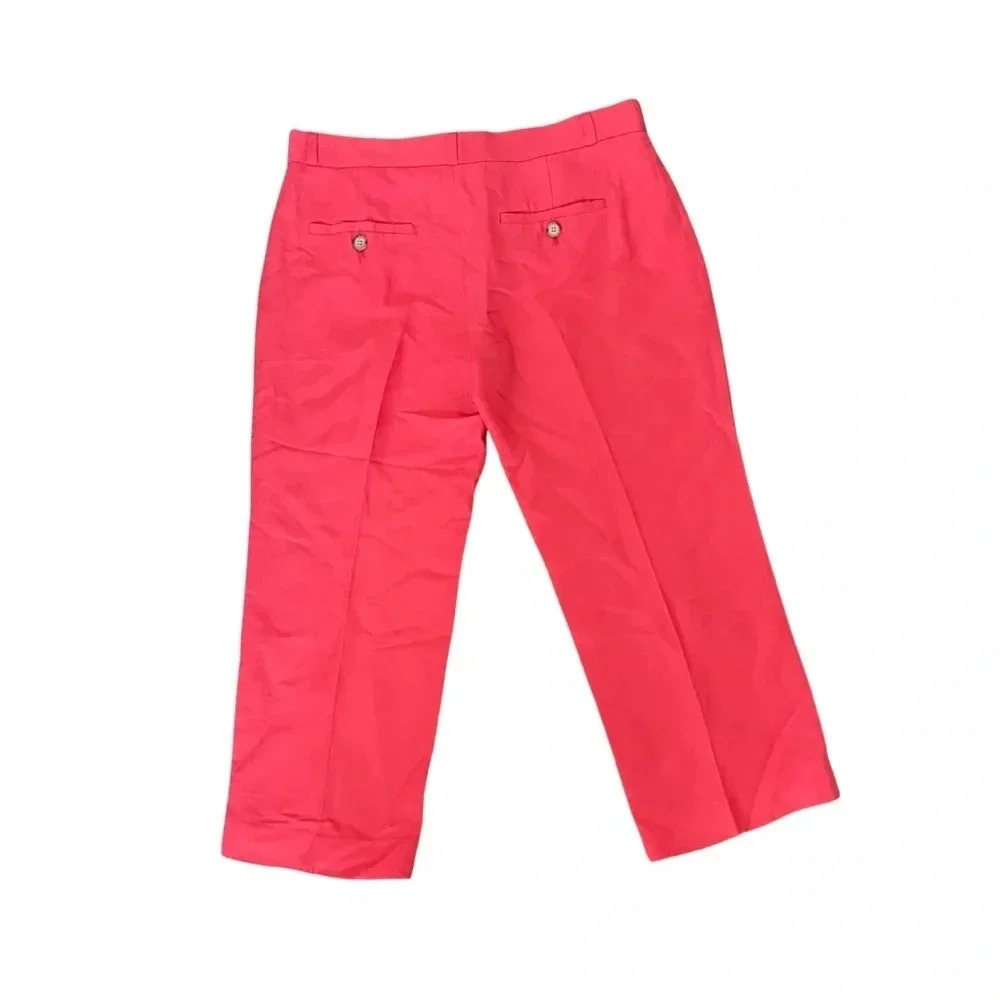 Banana Republic Petite Vibrant Pink Cropped Pants, Size 4P - Picture 6 of 6
